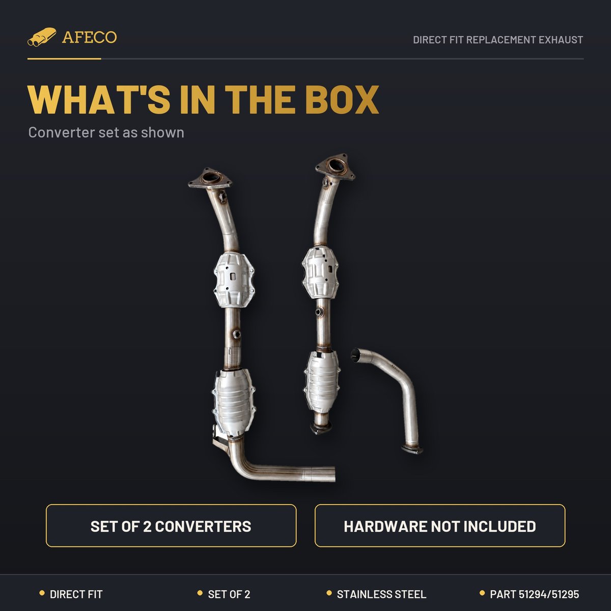 What is in the box with AFECO 51294/51295
