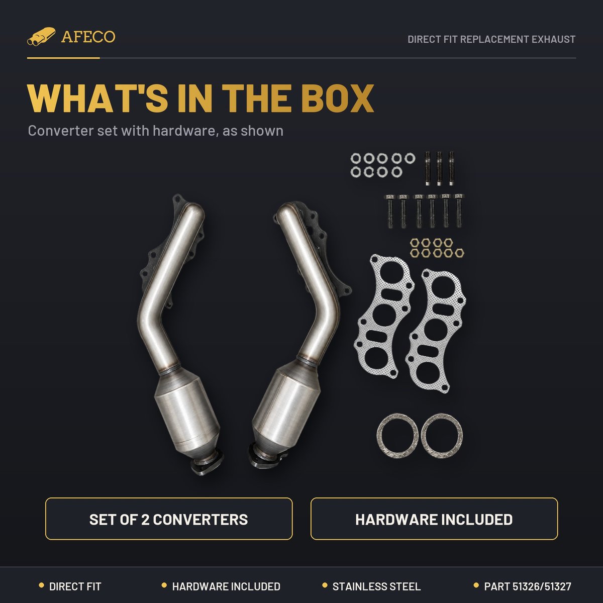 What is in the box with AFECO 51326/51327