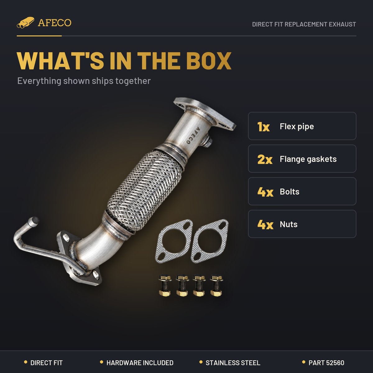 What is in the box with AFECO 52560
